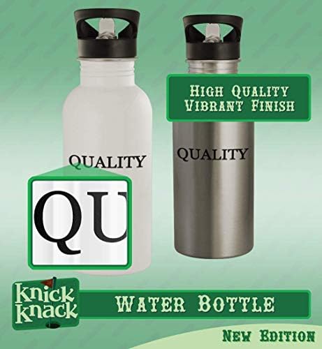 Presentes de Knick Knack #Homilies - garrafa de água em aço inoxidável de 20 onças, prata
