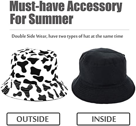 Chapéu de balde uttpll para homens homens impressão reversível upf 50+ chapéu de sol para mulheres