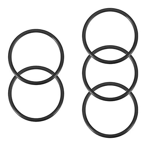 Bettomshin 5pcs O-rings de borracha nitrila, 47 mm OD 42,2mm ID 2,4 mm Largura, métrica de vedação