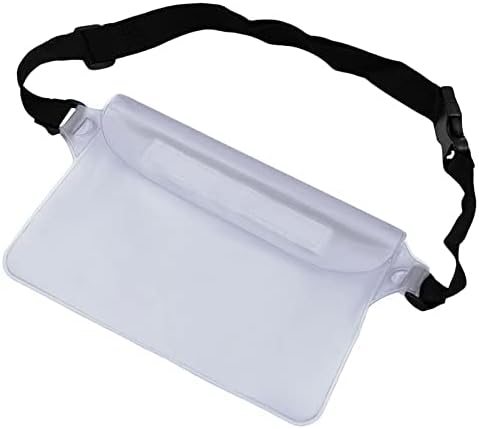 Bolsa impermeável com alça de cintura, bolsa de bolsa seca de pacote de fã à prova d'água nktm para nadar de passeio de caiaque, mantenha seu telefone e objetos de valor seguros e secos