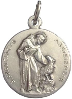 Saint Francis of Assisi Medal - as medalhas dos santos patronos - feitos na Itália