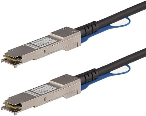 Startech.com MSA compatível não codificado 1m 40g qsfp+ para qsfp+ cabo de anexo direto Twinax - 40 GBE qsfp+ Copper DAC 40 Gbps de baixa potência Módulo de transceptor Passivo DAC