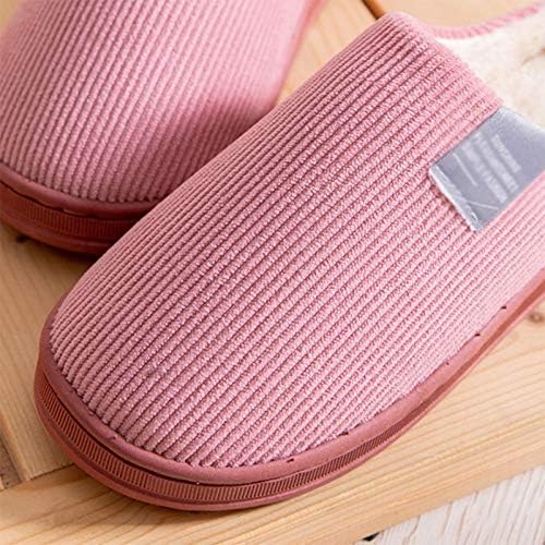 TJLSS Women Winter Warm Slippers Women Shoppers Cotton Unisex Home Shoppers Plush Indoor Plus Size House Shoes