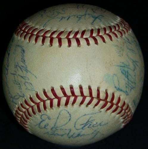 1963 Piratas Roberto Clemente Willie Stargell Team assinou a bola de beisebol JSA Loa! - bolas