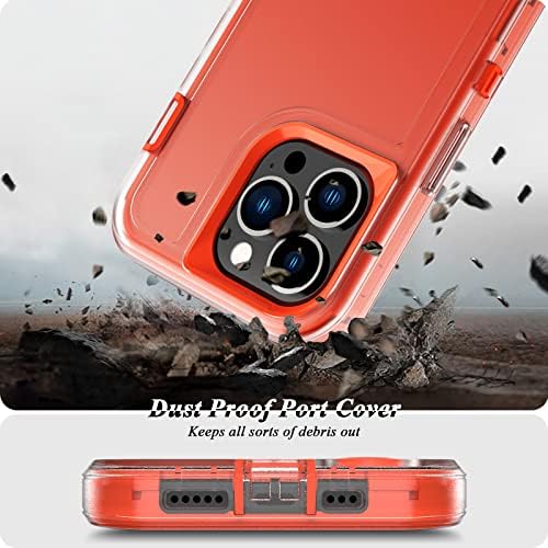 Qireoky para iPhone 13 Pro Case iPhone 13 Pro Case de telefone Pro com barreira de proteção anti-poeira