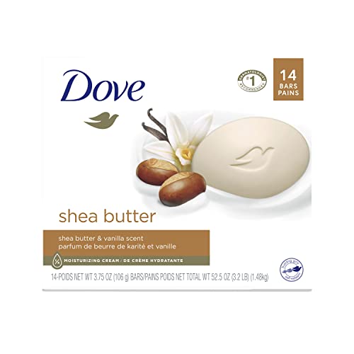 Dove Beauty Bar Limpador de pele suave hidratante para cuidados com a pele suave e suave Manteiga