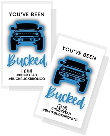 Você foi pendurado em busca com Bronco Azul Velocity | Buck Bronco | 50 pacote | 2 x 3,5 polegadas de tamanho