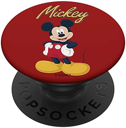 Disney Mickey e amigos Mickey Signature Popsockets Popsockets e representam telefones e tablets
