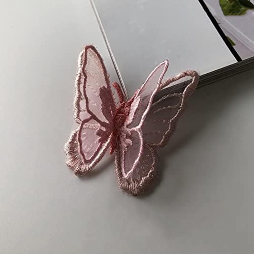 5pcs Double Cayer Butterfly Borderyer Patches