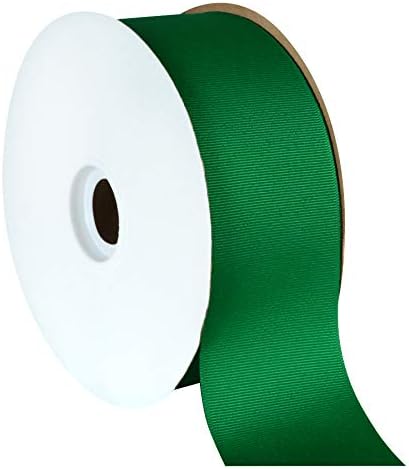 Berwick Offray Ribbon de 2,25 de Grostain, esmeralda verde, 50 jardas