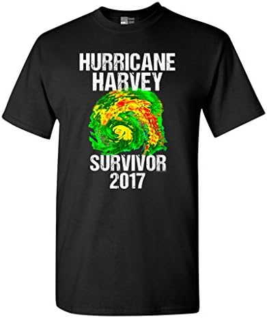 Furacão Harvey Storm sobrevivente Houston Texas 2017 DT T-shirt Tee
