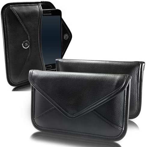 Caixa de onda de caixa compatível com PartnerCh OT -310 - Bolsa mensageira de couro de elite, design de envelope