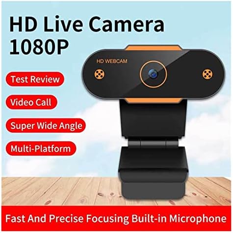 BIALL Webcam Computer Camera HD Desktop 1080p HD Curso Online Ensino Conferência UBS Webcast Spot Spot