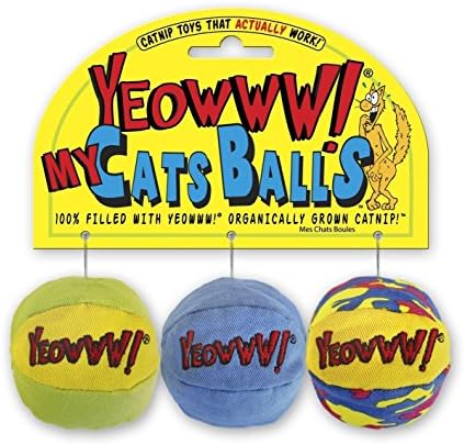 Yeowww My Cats Balls, 3 bolas por pacote