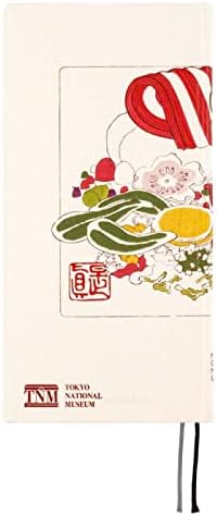Notebook de Hobonichi, 2023 semanas Museu Nacional de Tóquio/Museu de Arte Anyanai, sopro de confeitaria, inicia o notebook semanal de abril, tipo de esquerda