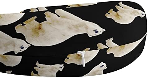 Travesseiro de pescoço para travessia de travessuras polares de urso polar