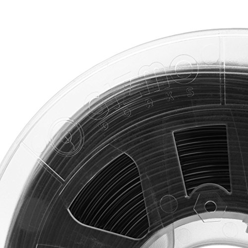 Gizmo Dorks 1,75 mm Filamento PETG 1kg /2.2 libras para impressoras 3D, preto