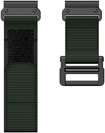 Neyens for Garmin Watch Bands Compatible Fenix ​​7x 6x Pro GPS 5x 3HR Descendente Mk1 Mk2 Titanic Velcro Strap 26mm Liberação rápida Tira de tela de nylon
