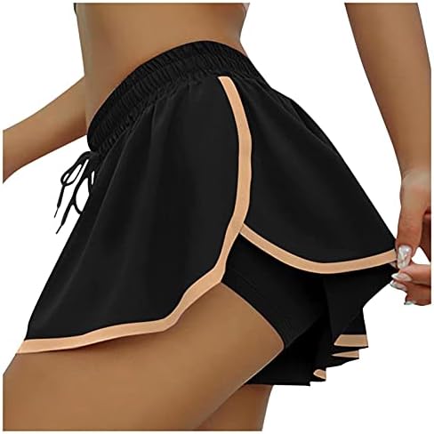 Sexy Mini High Skorts Skorts Mulheres Borda de dança de pólo com calça quente shorts apertados Mesh Flowy calcinha lingerie