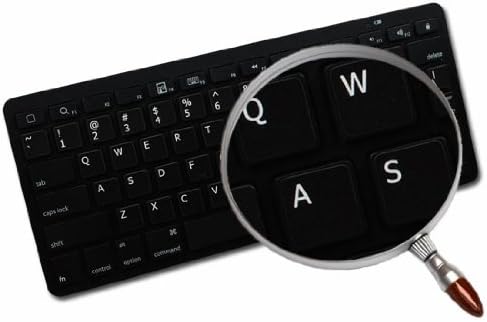 4Keyboard português adesivo brasileiro para fundo preto do teclado para desktop, laptop e caderno