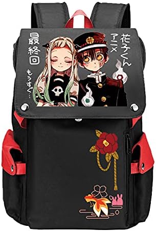 Toilet Bound Hanako Kun Backpack Anime School Bags Bookbag Laptop Daypack Large Travel Bag com carregamento