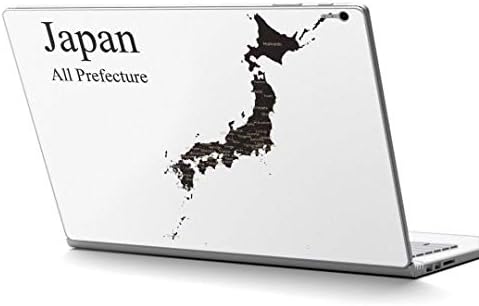 Decalques de pele igsticker para o livro de superfície / livro2 13.5 polegadas Ultra Thin Premium Protective Body Skins Skins Universal Mapa Japão Monotone