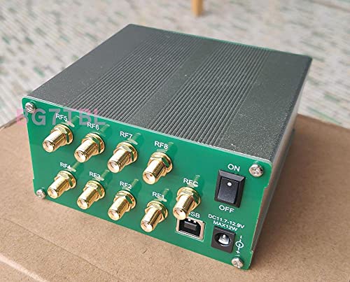 ANNCUS 1PCS 10K-2.5G SP8T SP8T SP8T Microondas de alta frequência RF controladas pelo programa de controle
