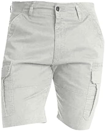 Shorts de algodão masculino shorts clássicos de golfe shorts casuais shorts de carga com bolsos