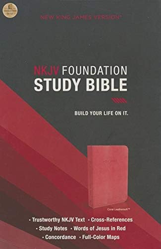 Texto personalizado personalizado do seu nome NKJV Fundação Estudo Palavras bíblicas de Jesus em LEATHERSOFT