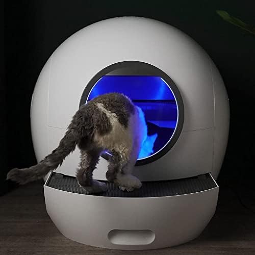 MGALLD Caixa de areia de gato totalmente automática de gato de gato de gato inteligente Máquina de areia de