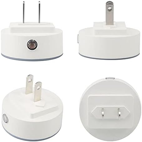 2 Pacote Plug-in Nightlight LED Night Light com Dusk-to-Dewn Sensor for Kids Room, Nursery, Kitchen, Hallway Ftening Cartoon Unicorn Rainbow Pattern