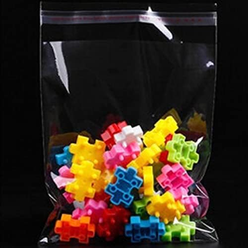 Amswow 4½ x 6½ polegadas de vedação de saco de celofane biscoito de cristal pequenos sacos de celofane sedáveis ​​para tratar sacos plásticos para presentes que oferecem jóias de doces artesanato