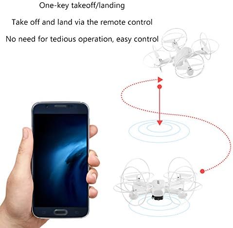 Xindong Mini Drone for Kids Crash Proof One Key Tire Off Landing Spin Flips RC Small Drones para