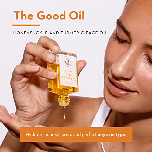 Nourish Skin Glow Serum para o rosto - Óleo de face hidratante para mulheres com alecrim e óleo de açafrão restaurativo
