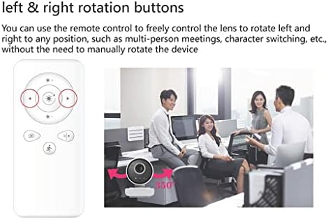 Câmera USB Smart BHVXW com controle remoto 1080p para laptop de computador PC webcam com microfone