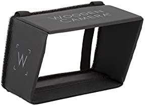 Câmera de madeira LCD Sun Shade para monitores de 6 a 7 polegadas, monitor