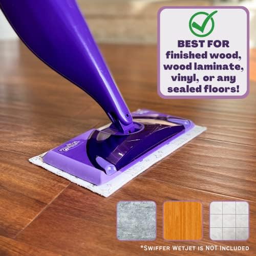 JD Homease Microfiber Floor seco MOP PADS, 48 CONTA, PARA SWIFFER WETJET, TODOS O POSTIVO MULTIPUSPERAÇÃO