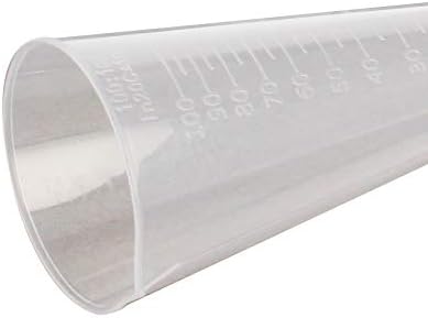 Bettomshin 8pcs 100 ml de copo de medição cônica plástico métrica, com derramamento de bico de break de breaking
