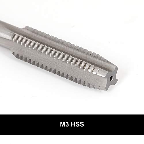 Comeare Brill and Tap Sets, Bits de broca de comprimento do HSS Jobber com caixa indexada de metal | 18 peças, 6-32 a 1/2 -13 Tap tamanhos