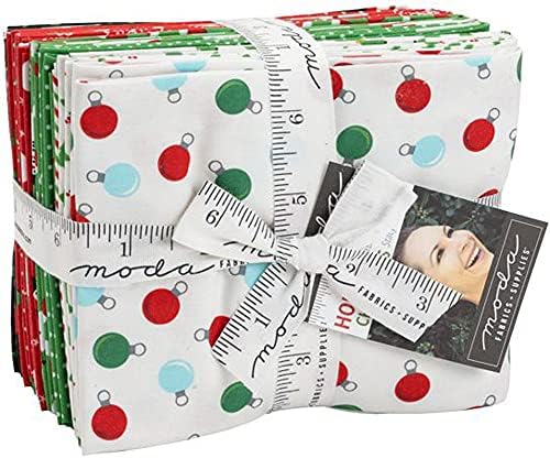 Stacy IEST HSU Holiday Essentials Christmas 20 quartos de gordura Moda Fabrics 20740AB, variado