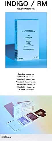 BTS RM Indigo 1º Álbum Solo Conteúdo+Livro+Posta