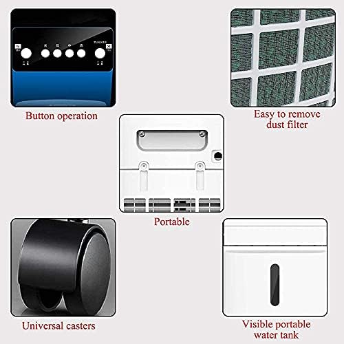 ISOBU LILIANG--Coolers de evaporativo 65W Cooler portátil de ar com controle remoto, fã elétrico silencioso