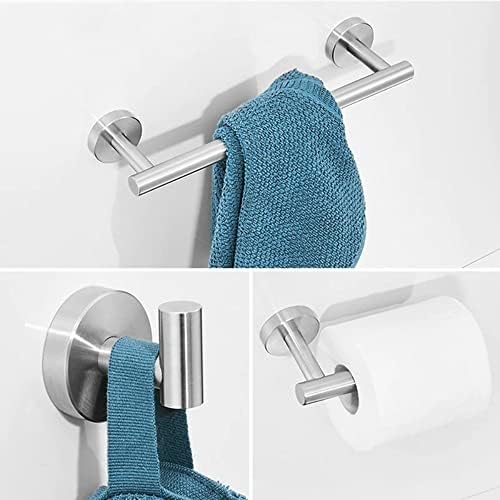 SUS304 Black Banheiro Hardware Set Towel Bar Rack Rack de papel higiênico Rober SS-P Suporte