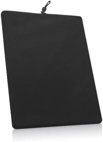 Caixa de ondas de caixa compatível com shit sh -t01 - bolsa de veludo, manga de bolsa de tecido de veludo macio com cordão para shit sh -t01 - jato preto
