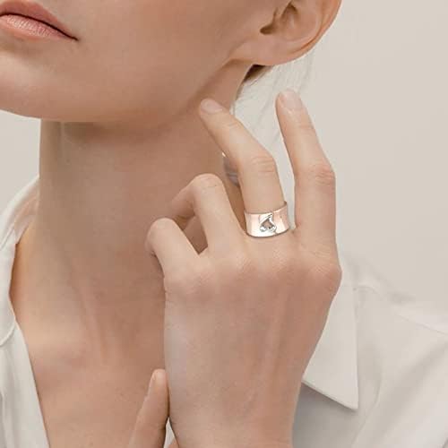 Anel de coração Popular requintado anel de jóias simples de moda rosa acessórios populares anéis de noivado feminino