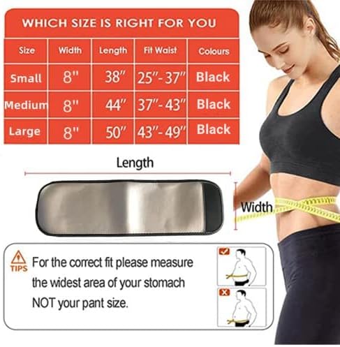 Aparador da cintura Kaiehong, íons de prata de suporte ajustável de suporte de suporte de cinto de barriga para mulheres e homens, cinto de perda de peso
