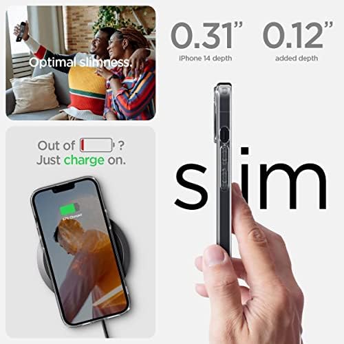 Crystal Clear projetado para o iPhone 14 Case, [não amarelecimento] [Proteção contra queda militar] Caixa de telefone protetora à prova de choque 6,1 polegadas