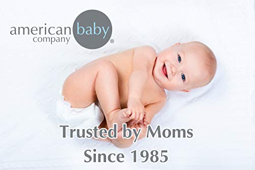 American Baby Company Jersey de algodão natural 7,5 Folha de bolso profunda, projetada para o colchão