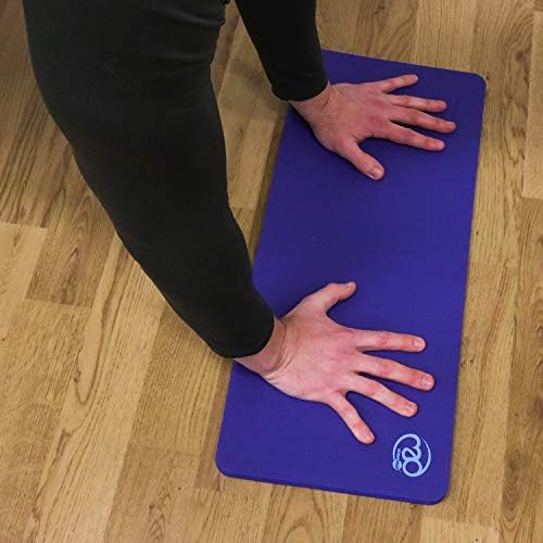 Yoga Mad Unisisex's Knee Mat Pad, azul, 61cm x 25cm x 15mm