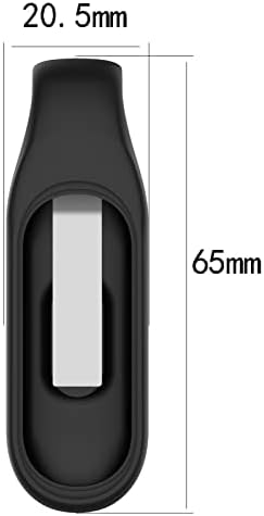 Disscool Anti Drop Clip Compatível com Xiaomi Mi Banda 7 Caso de silicone Protetor Proteção à prova de choque macio e durável para homem compatível com Xiaomi mi banda 7 nfc